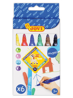 Фломастеры Jovi Maxi 6 цветов 1706