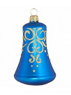 Елочное украшение Ёлочка Колокольчик Вуаль Blue С 797