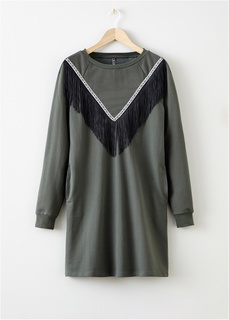 Платье с бахромой Bonprix