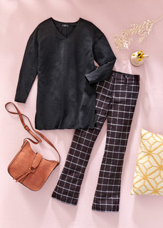 Футболка длинная Bonprix