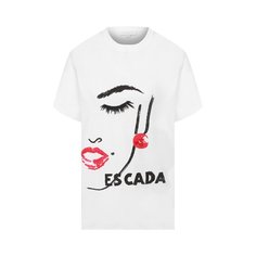 Хлопковая футболка Escada Sport