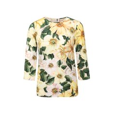 Шелковый топ Dolce & Gabbana