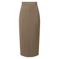 Юбка из вискозы и льна Brunello Cucinelli
