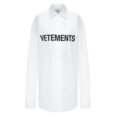 Хлопковая рубашка Vetements