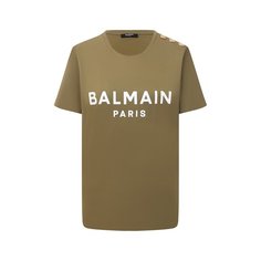 Хлопковая футболка Balmain