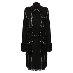Пальто с поясом Balmain