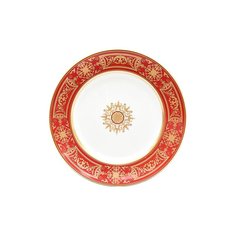 Обеденная тарелка Aux Rois Rouge Bernardaud