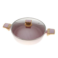 Сотейник с крышкой Kitchen star Oak Stone Plus 28 см
