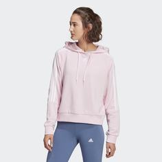 Укороченная худи adidas Essentials 3-Stripes
