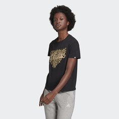 Футболка Leopard Graphic adidas Athletics