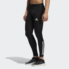 Тайтсы для фитнеса Techfit 3-Stripes adidas Performance