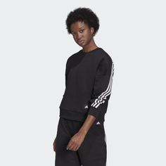 Свитшот adidas Sportswear Wrapped 3-Stripes