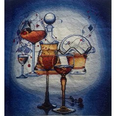 Набор для вышивания Поющее стекло 36 х 38 см арт. П-25 Сделай своими руками