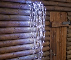 Гирлянда электрическая Kaemingk Каскад серебряный 1 м 492681