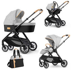 Коляска 3 в 1 Esspero Traveler с сумкой - Grey