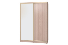 Шкаф-купе Hoff Home 80333489 135х59,5х229,5, ясень шимо светлый