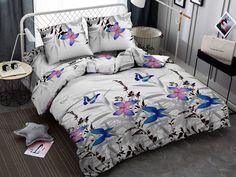 Постельное бельё Amore Mio Мако-сатин Blur Микрофибра 1,5 сп.