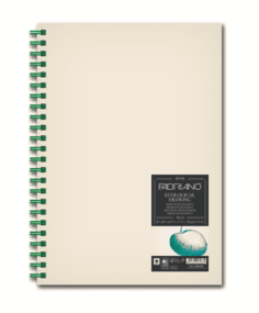 Альбом для графики на спирали Fabriano "Ecological drawing" Портрет 14,8х21 см 70 л 120 г