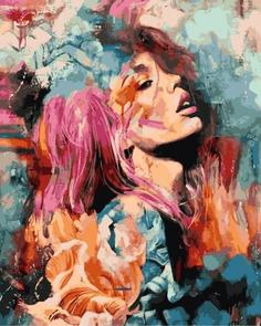 Картина по номерам Paintboy "Розовый цветок", 40x50 см