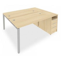 Компьютерный стол Riva Metal System Style Б.РС-СТП-2.3 RIV_CB-00014692, бежевый
