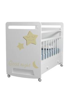 Детская кроватка VDK Good Night Star колесо-качалка с ящиком для хранения