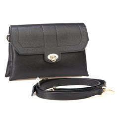 Кросс-боди женская Alessandro Birutti 4032 черная средняя