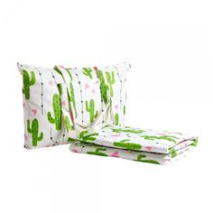 Пляжное покрывало, СИРЕНЬ, Влюбленные кактусы, 145х200см