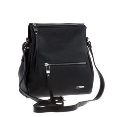 Кросс-боди женская Alessandro Birutti 136 черная средняя