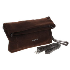 Клатч женский Alessandro Birutti 4008 коричневый средний