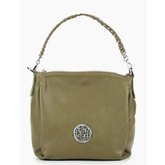 Кросс-боди женская Alessandro Birutti 214 зеленая маленькая