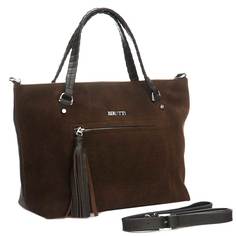 Сумка женская Alessandro Birutti 3128-06 коричневая средняя