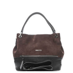 Сумка женская Alessandro Birutti 4106 коричневая средняя
