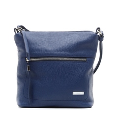 Кросс-боди женская Alessandro Birutti 4070 синяя маленькая