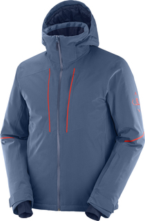 Куртка Горнолыжная Salomon 2020-21 Edge M Dark Denim/Goji Berry (Us:m)