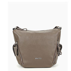 Кросс-боди женская Alessandro Birutti 228 бежевая средняя