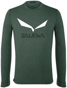 Лонгслив Salewa 2020-21 Solidlogo Dry’ton Deep Forest Melange 54/XXL