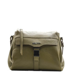Кросс-боди женская Alessandro Birutti 233 зеленая средняя