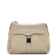 Кросс-боди женская Alessandro Birutti 233 бежевая средняя