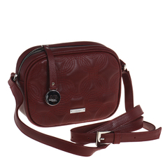 Кросс-боди женская Alessandro Birutti 4023 красная маленькая