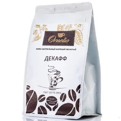 Кофе без кофеина молотый для чашки Ornelio «Декафф» 250 г