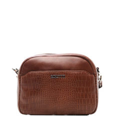 Кросс-боди женская Alessandro Birutti 4092 коричневая маленькая
