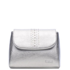 Кросс-боди женская Alessandro Birutti 4097 серая маленькая