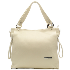 Сумка женская Alessandro Birutti 222 бежевая средняя