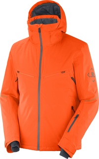 Куртка Горнолыжная Salomon 2020-21 Brilliant M Red Orange/Ebony (Us:m)