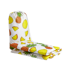 Пляжное покрывало, СИРЕНЬ, Ананасовый коктейль, 145х200см