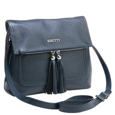 Кросс-боди женская Alessandro Birutti 4063 синяя средняя