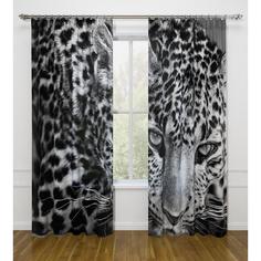 Комплект Фотошторы габардин, СИРЕНЬ, Взгляд, 145х260см, 2шт