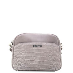 Кросс-боди женская Alessandro Birutti 4092 бежевая маленькая