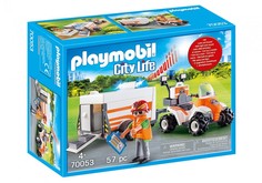 Конструктор Playmobil Спасательный квадроцикл с прицепом 70053