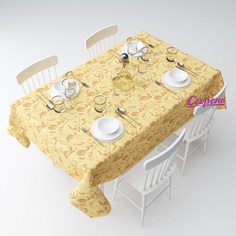 Скатерть, СИРЕНЬ, Выпечка, 145х220см